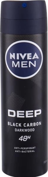 Deodorant Nívea Men Black Carbon Darkwood,150 ml