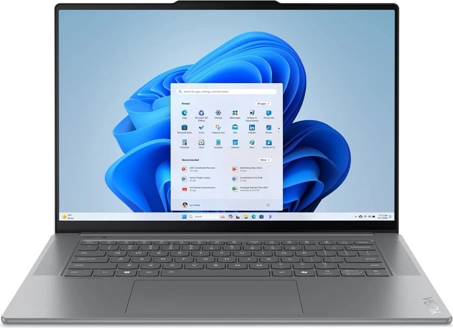 Laptop Lenovo Yoga Slim 7 15ILL9, Intel Core Ultra 7, 15.3", 32 GB RAM, 512 GB SSD, Gri