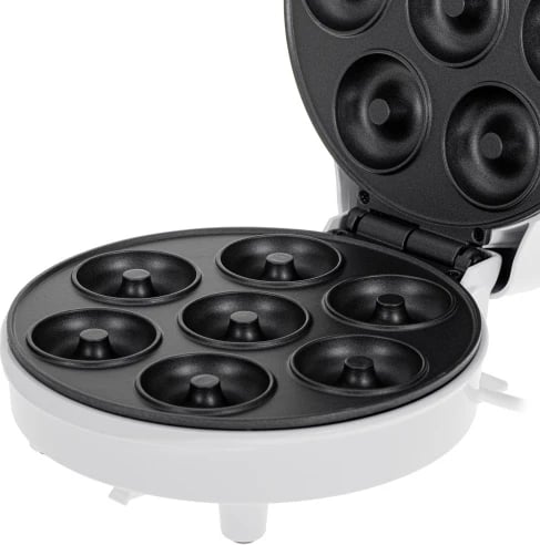 Aparat donutash Adler AD 3075, 7 donutë, diametër 5 cm, 1000W, e bardhë