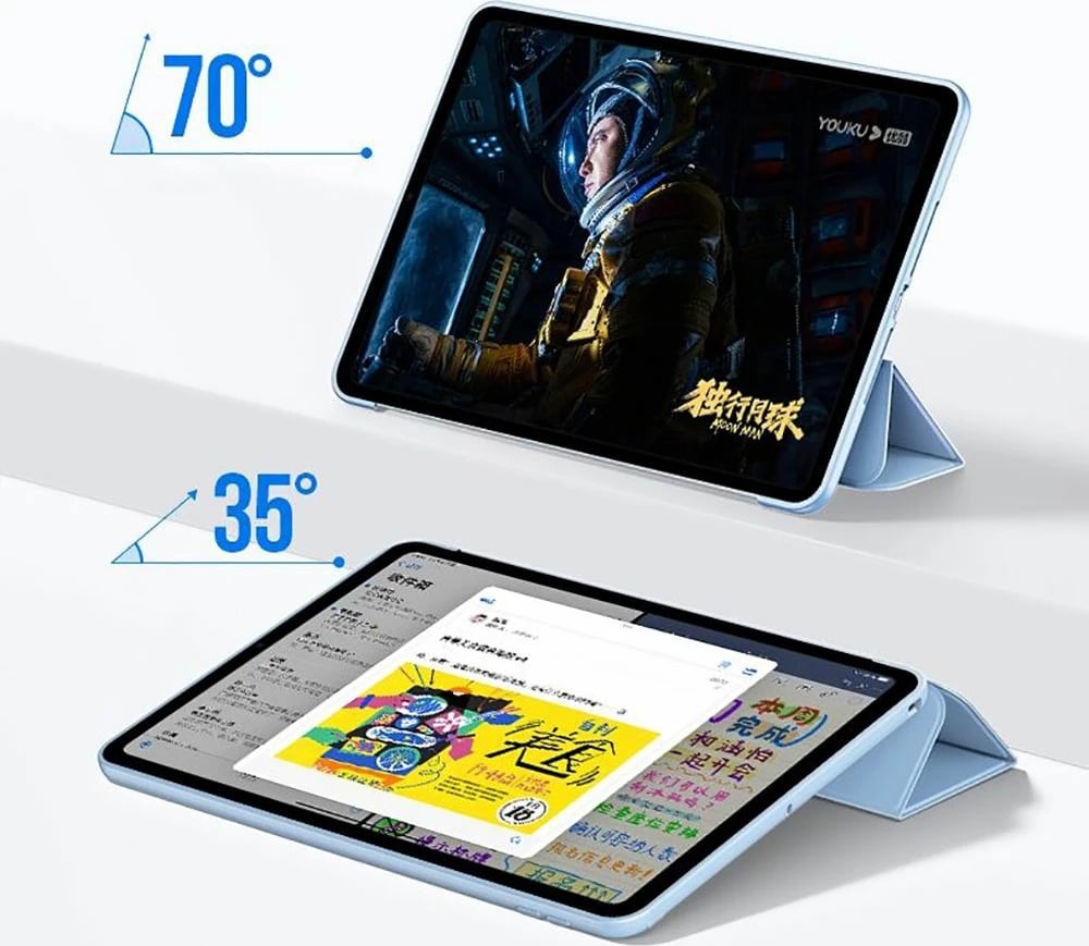 Mbështjellës Tech-Protect SmartCase për iPad 10.9" (2022), Gri e çelët