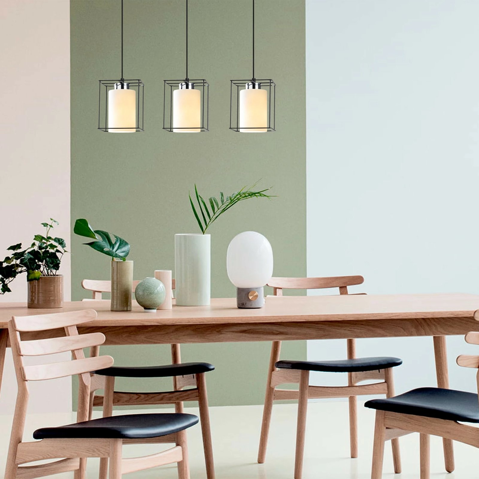 Llambë tavani skandinave, ngjyrë e zezë, Opviq Swank - 702-S1