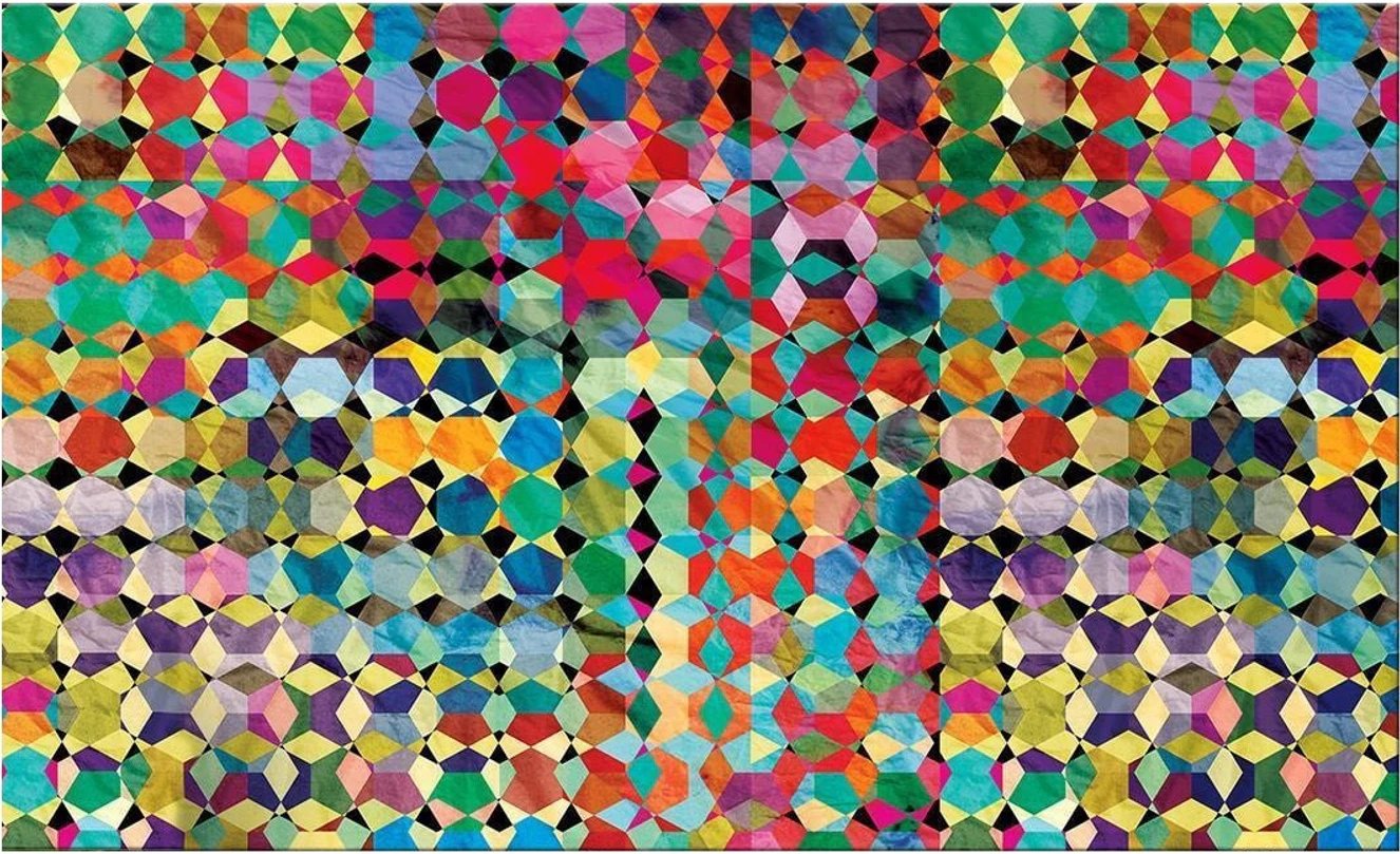 Shilte hyrëse PVC, shumëngjyrëshe, Conceptum Hypnose, Tuval, 40x60cm