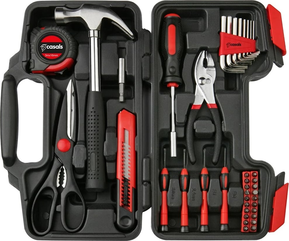 Set veglash dore Casals HH39, 39 pjesë, me kasë bartëse