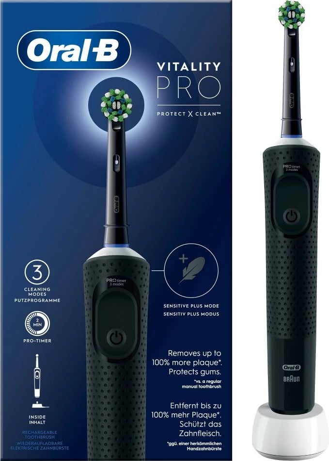 Furçë dhëmbësh Oral-B Vitality Pro D103, e zezë