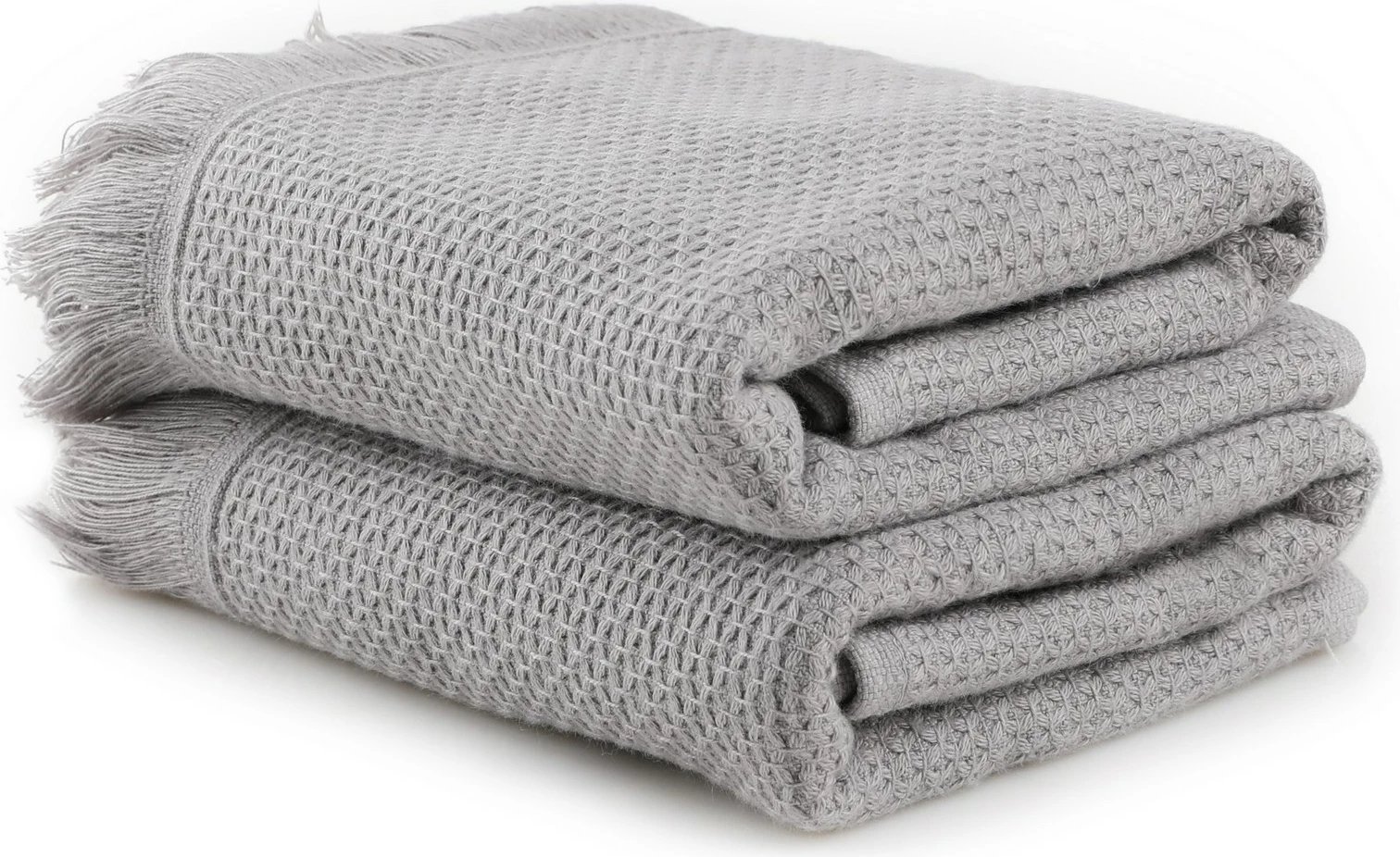 Set peshqirësh larjeje (2 copë), Mijölnir, Mia, ngjyrë gri e çelët