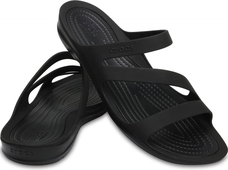Sandale Crocs për femra, të zeza