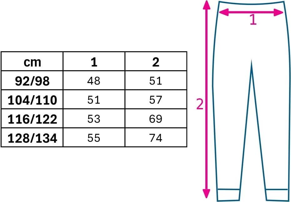 Leggings për fëmijë, New Baby Kindergarten, pambuk 95% elastan 5%, madhësi 128/134, jeshile