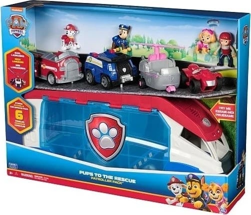 Set lodrash SPIN MASTER Paw Patrol Patroller+cars, shumëngjyrësh