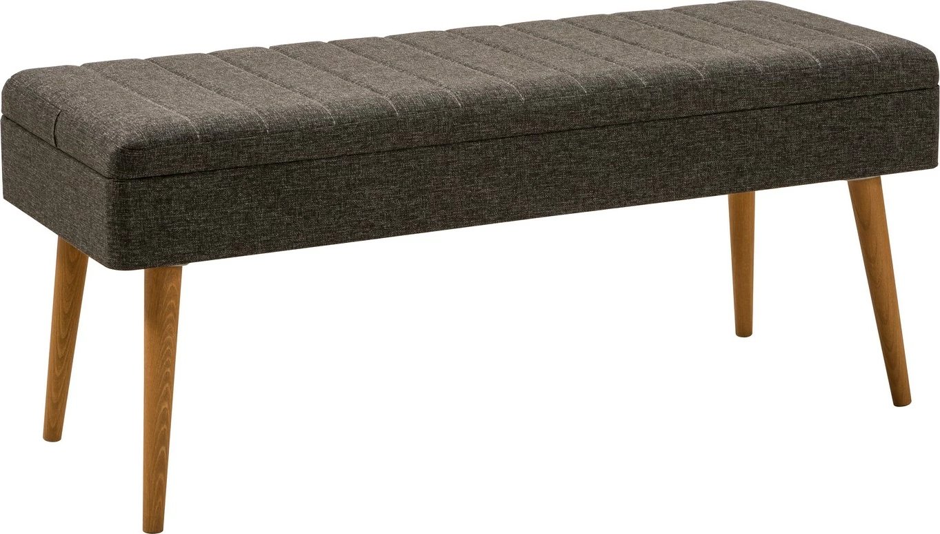 Set tavoline e zgjatshme me karrige dhe konsol (5 copë), Skye Decor, Vina 02 1053, ngjyrë pishë Atlantiku, antracit