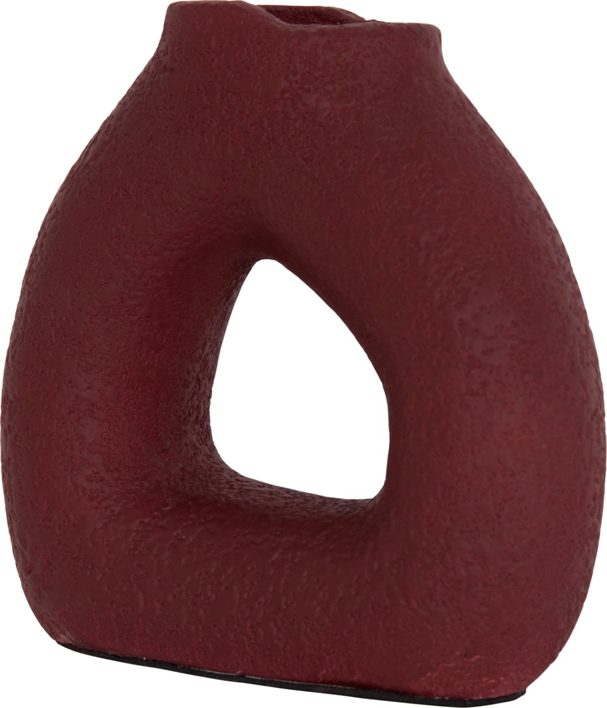 Vazo dekorative tavoline DECANT, terrakotë, ngjyrë e kuqe e errët, FH4667.06S, 17.5x6.5x17cm