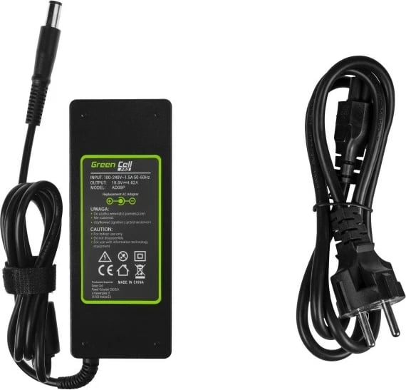 Kasë furnizimi Green Cell PRO AD09p për Dell E6410, 19.5V 4.62A 90W, e zezë