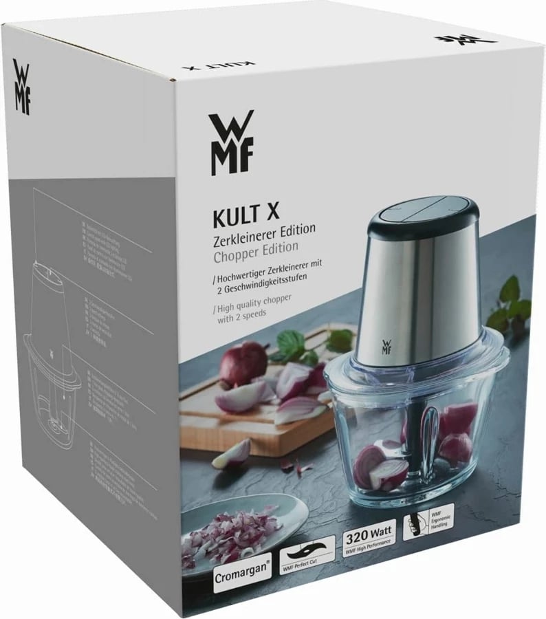 Grirës perimesh WMF KULT X, 0.8L, çelik inox