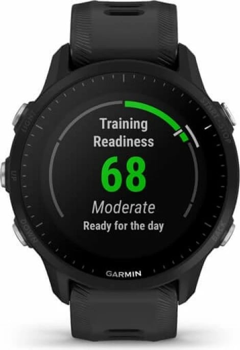 Sahat Garmin për femra e meshkuj, i zi
