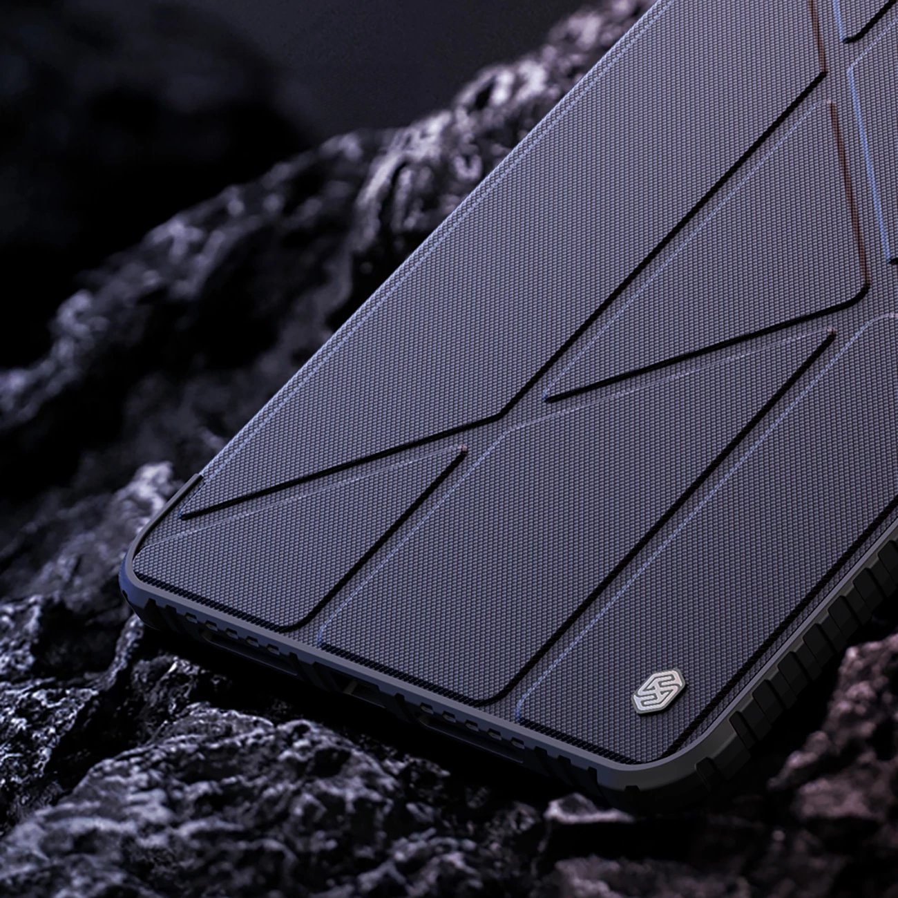 Mbështjellës Nillkin Bumper Leather Case Pro për iPad Air 13" (2024), i zi Mbështjellës Nillkin Bumper Leather Case Pro për iPad Air 13" (2024), i zi
