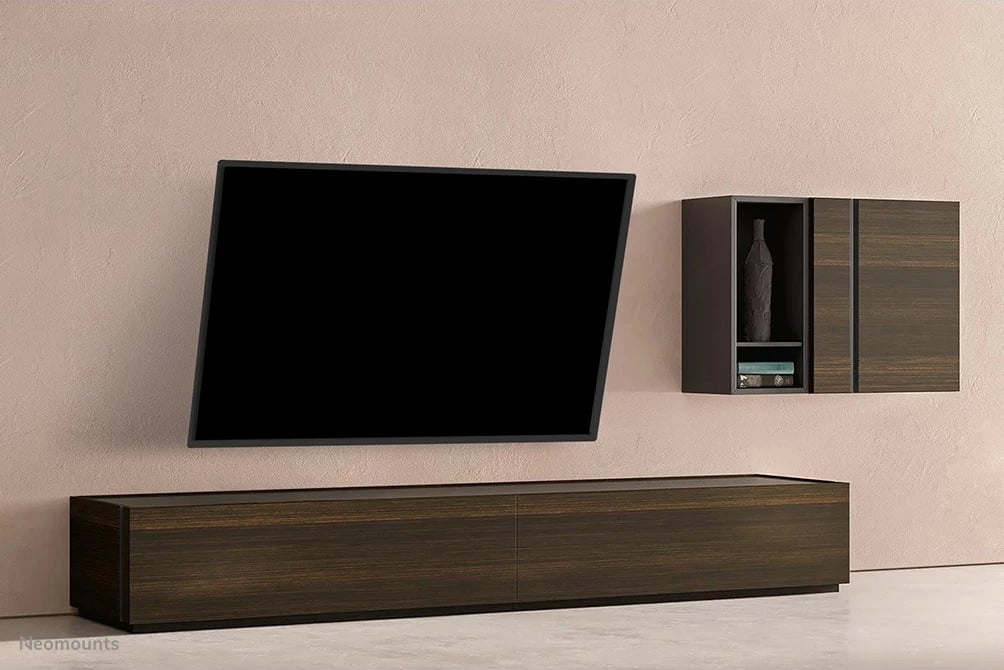Mbajtëse muri TV Neomounts WL35-550BL18, çelik, 43-86 inç, e zezë