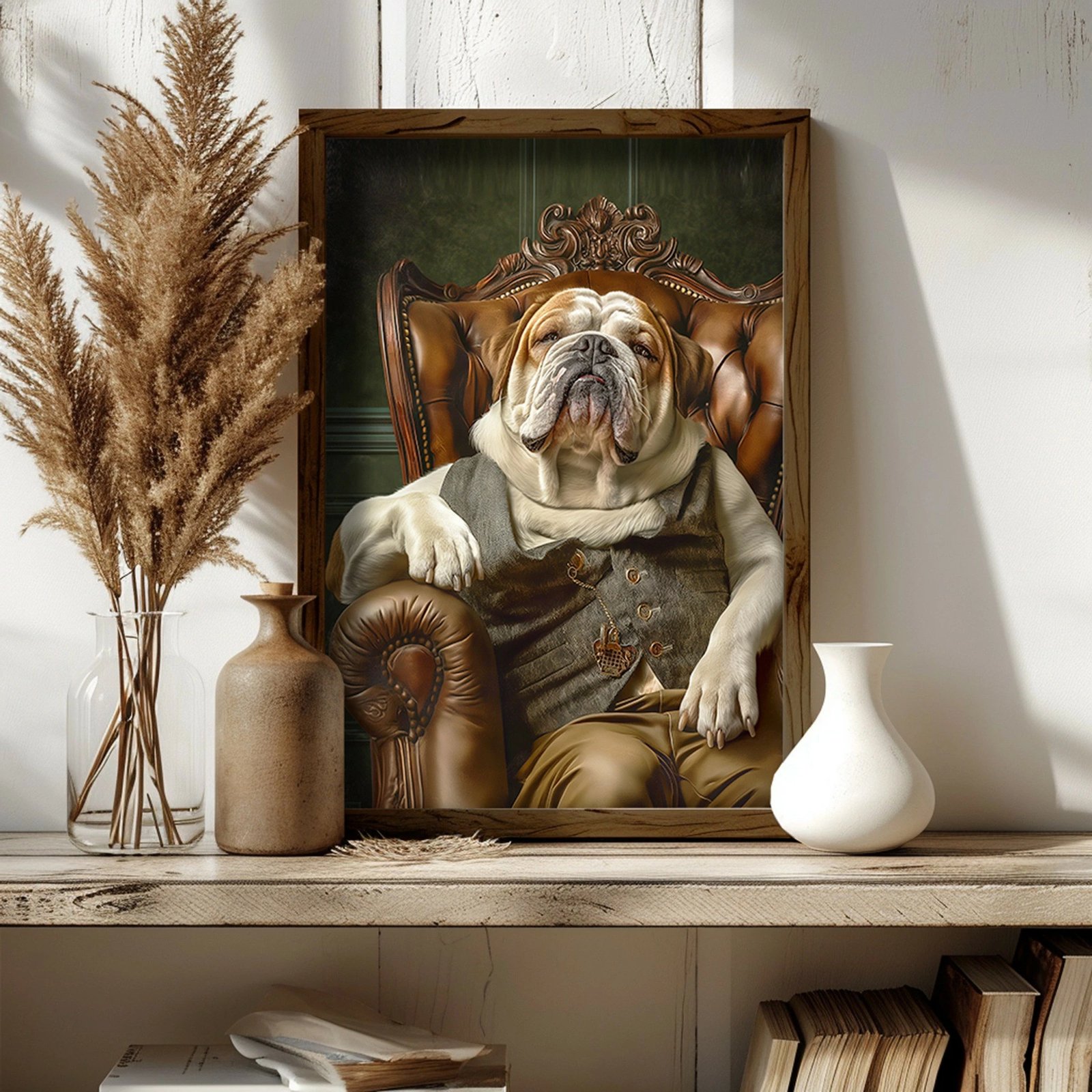 Pikturë dekorative me kornizë MDF, Wallity, AI011, shumëngjyrëshe