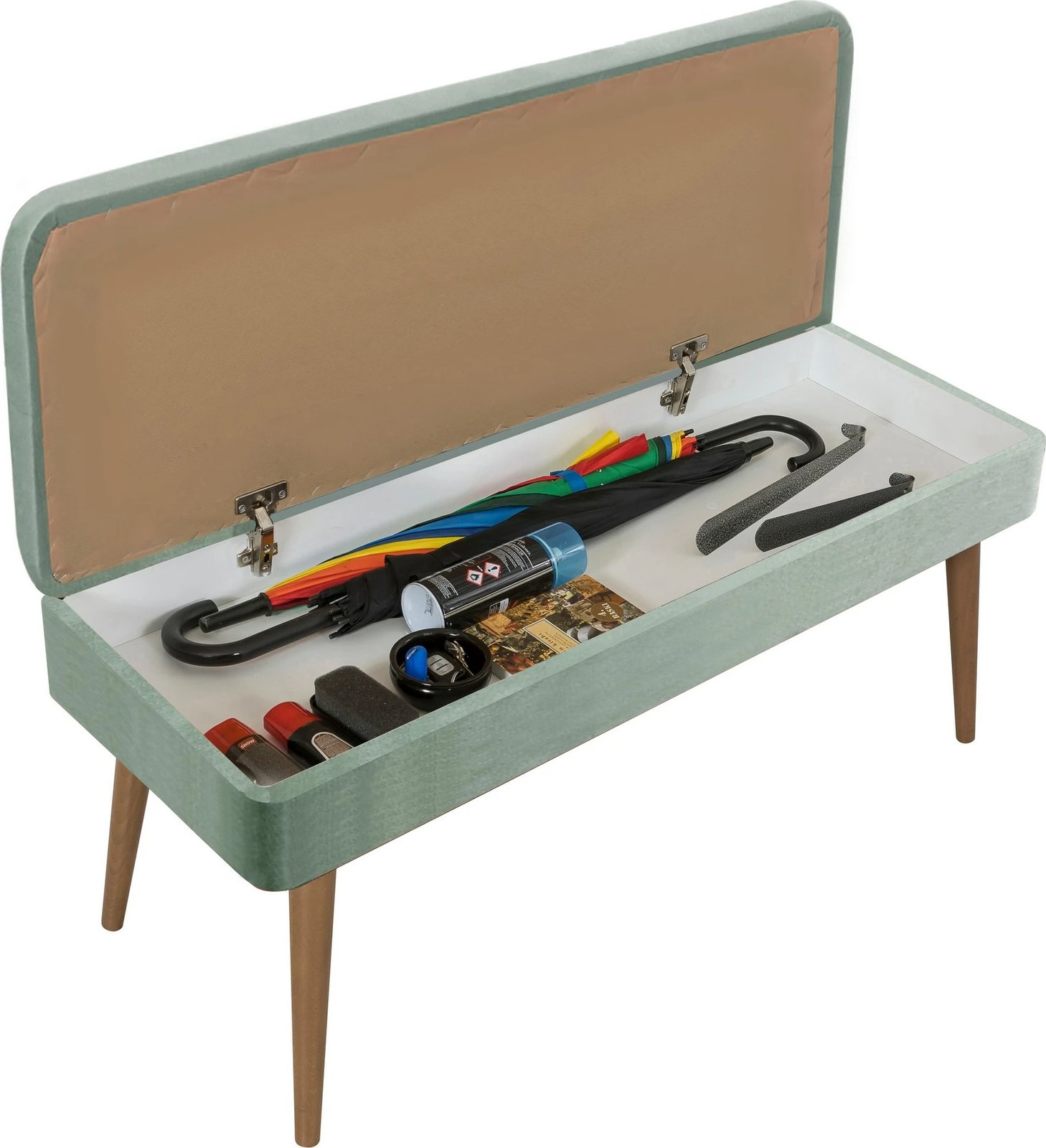 Set mobiljesh për korridor, ngjyrë e bardhë dhe jeshile deti, Skye Decor, 943-0400