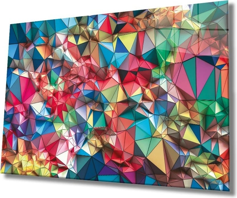 Pikturë dekorative prej xhami të temperuar, Wallity 0439, 72x46cm