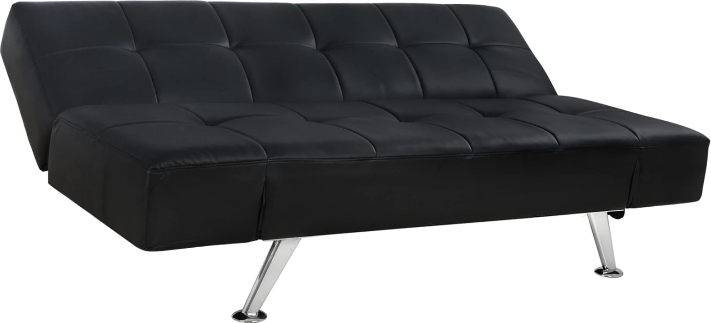 Divan/Shtrat FH3001.02 Thom me krahë të palosshëm, ngjyrë e zezë PU, 189x93x82 cm Divan/Shtrat FH3001.02 Thom me krahë të palosshëm, ngjyrë e zezë PU, 189x93x82 cm