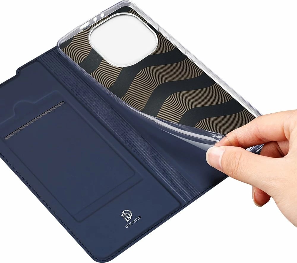 Mbështjellës Dux Ducis Skin Pro Bookcase për Xiaomi Mi 11 Pro, kaltër Mbështjellës Dux Ducis Skin Pro Bookcase për Xiaomi Mi 11 Pro, kaltër