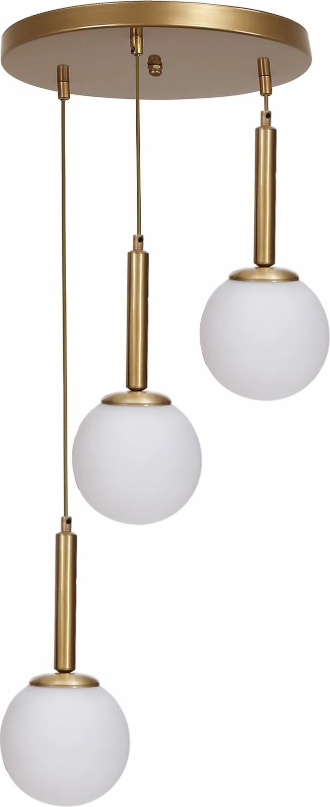 Llambadar Opviq, 9055-3, ngjyrë e bardhë dhe ari