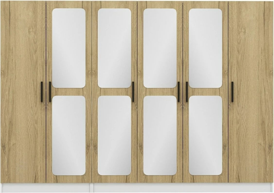 Dollap garderobe Skye Decor, ngjyrë arre, 2715