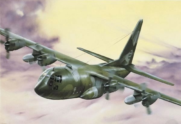 Model aeroplani Italeri C-130 E/H Hercules 1:72, plastik