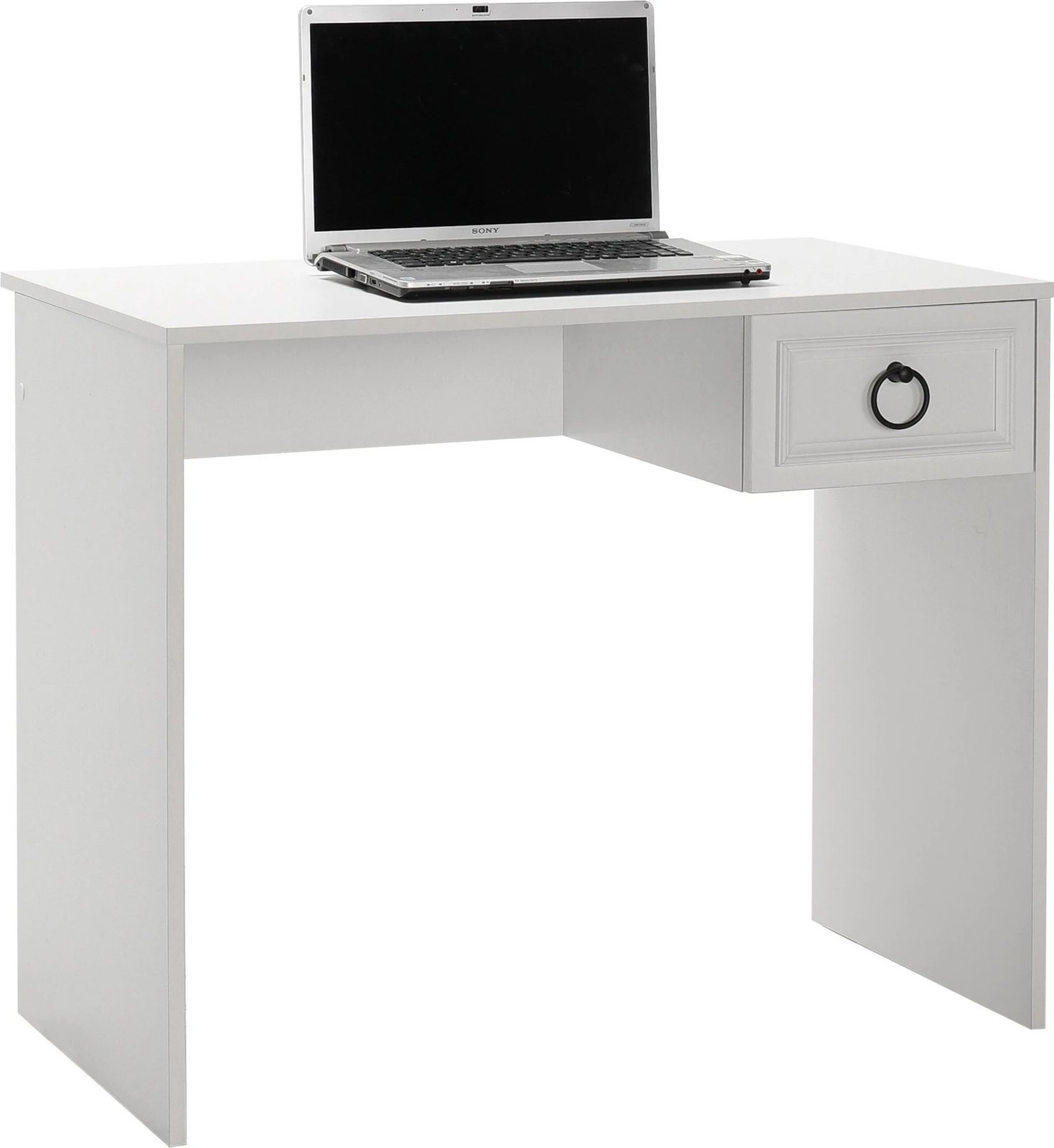 Tavolinë studimi Hanah Home, e bardhë, Cms-1301-Bb-1