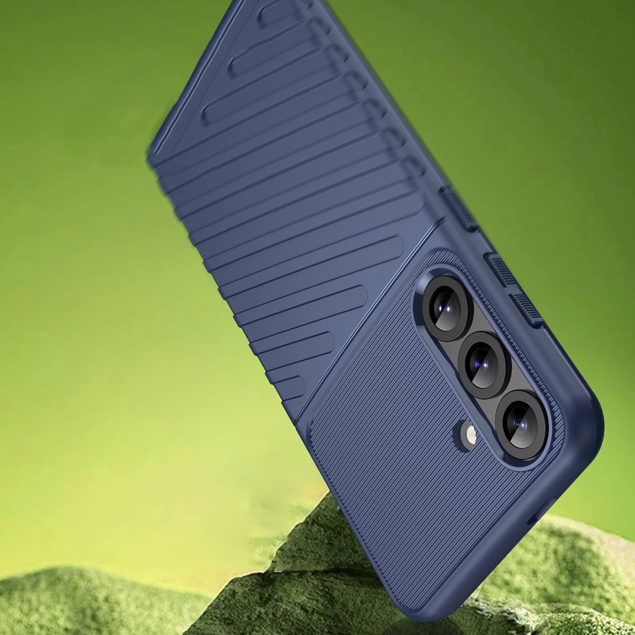 Mbështjellës Hurtel Thunder Case për Samsung Galaxy S25+, TPU, Kaltër