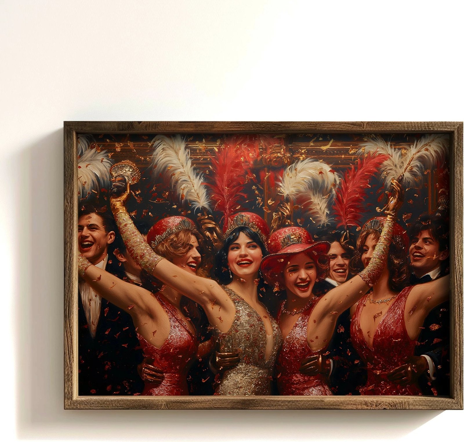 Pikturë dekorative me kornizë MDF, shumëngjyrëshe, Wallity GE134-L, 35x47x3.5cm