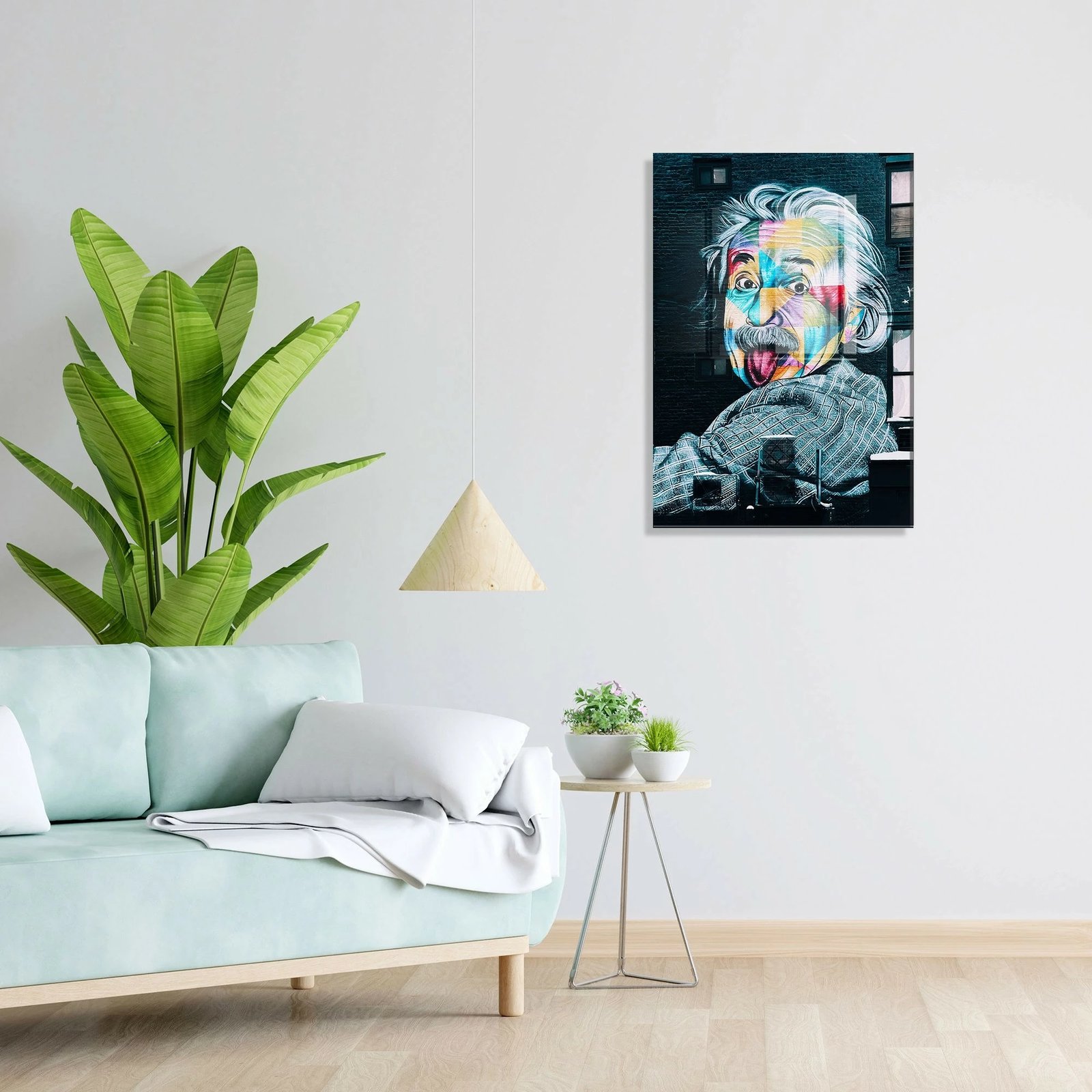 Pikturë dekorative xhami e temperuar, shumëngjyrëshe, UV-572, 30x45cm