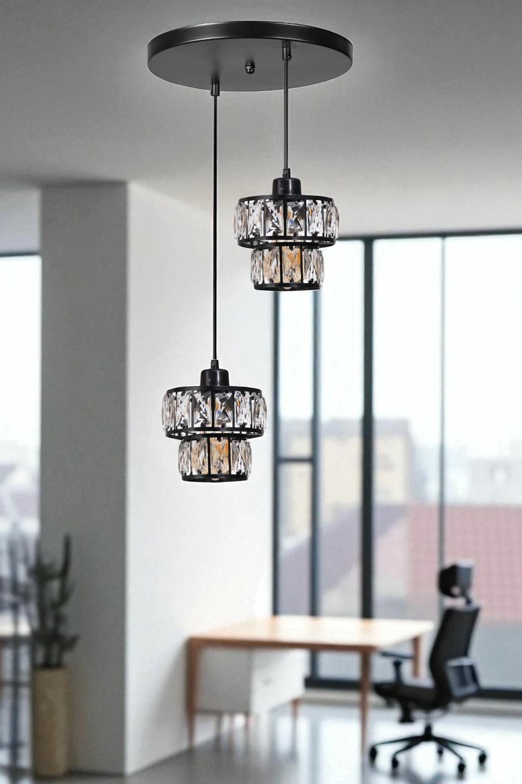 Llambë tavani Opviq, 9038-2, metal e zi, gotë