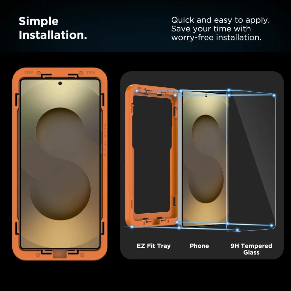Xham mbrojtës Tech-Protect Quick Set+ për Samsung Galaxy S25 Ultra, Transparent, 2 copë
