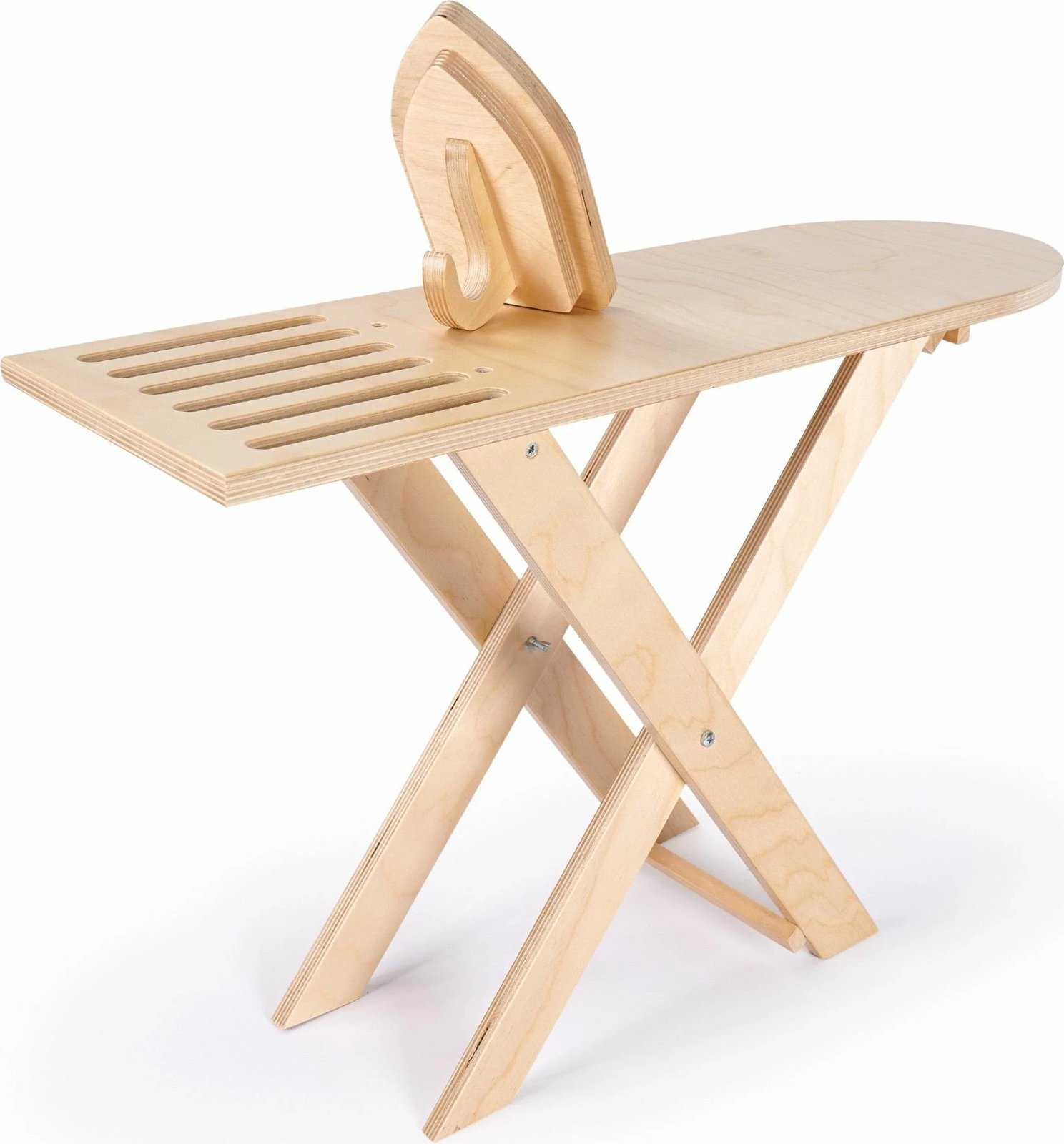 Set lodrash hekur dhe dërrasë për hekurosje, ngjyrë lisi, Skye Decor, BLTYZ-AKTV037, 2 copë