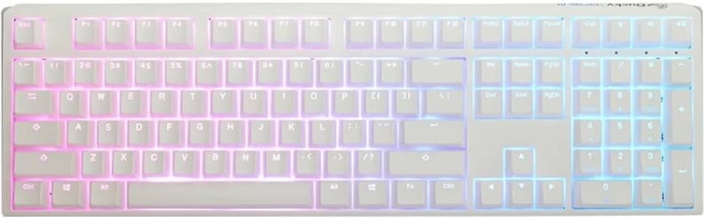 Tastierë gaming Ducky One 3, e bardhë