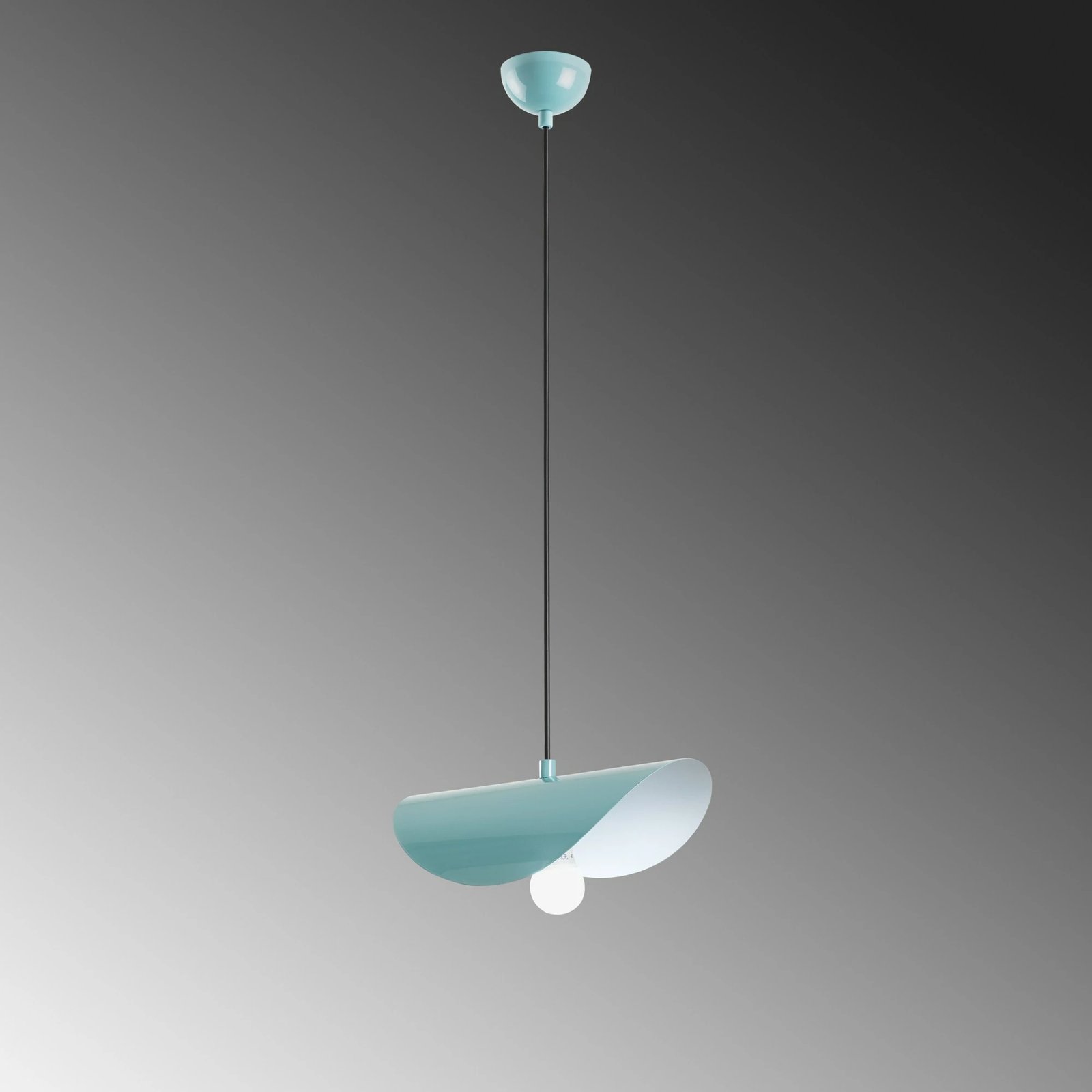 Llambë tavani Opviq, Eger, ngjyrë turquoise