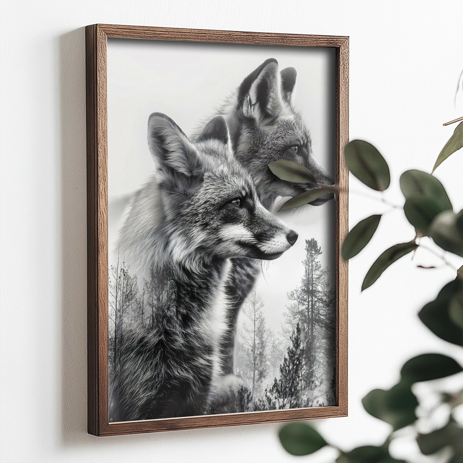 Pikturë dekorative me kornizë MDF Wallity, TUN096-L, shumëngjyrëshe, 35x47x2cm