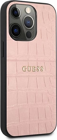Mbështjellës Guess Croco Strap për iPhone 13 Pro / 13 6.1", Rozë Mbështjellës Guess Croco Strap për iPhone 13 Pro / 13 6.1", Rozë