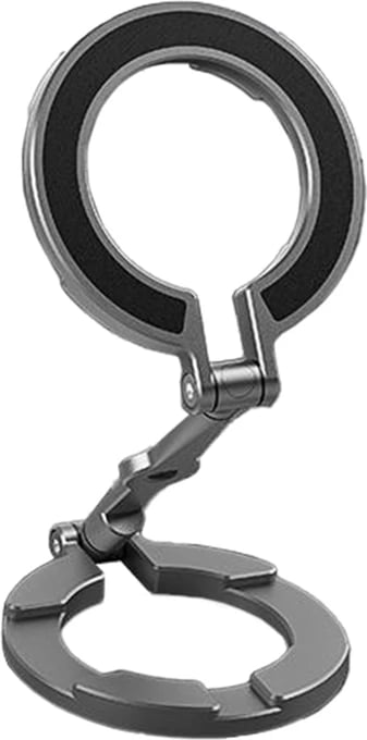 Mbajtës magnetik për celular, Puluz PU3224B, MagSafe, i rregullueshëm 180°/360°, aliazh alumini, i palosshëm, i zi