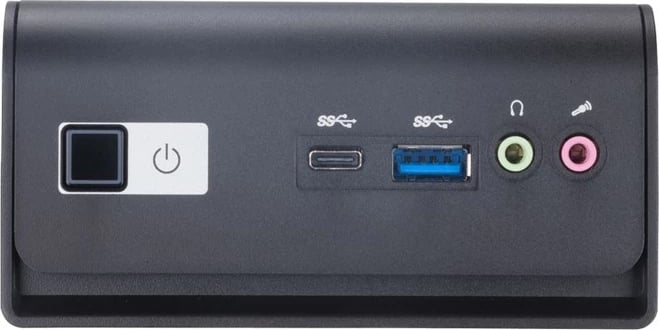 Kasë Gigabyte BRIX GB-BMCE-4500C, Celeron N4500, mini PC, e zezë