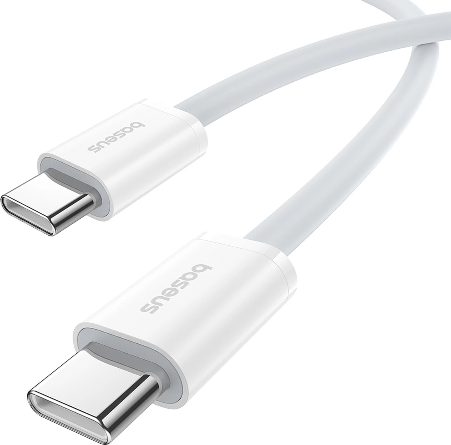 Kabllo USB-C në USB-C Baseus Superior Series II, 1m, 30W, Bardhë