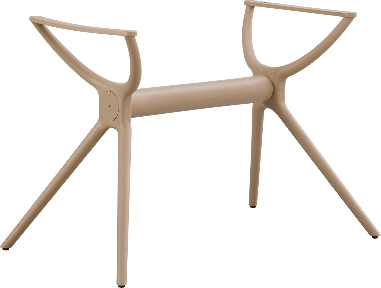 Këmbë tavoline polipropileni-metal, ngjyrë kapuçino, FH463.04, për sipërfaqe tavoline 120x80cm