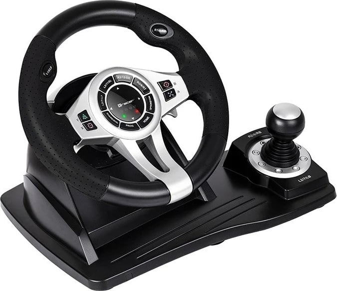 Tracer TRAJOY46524 Gaming Controller Black Steering wheel + Pedals PlayStation 4, Playstation 3