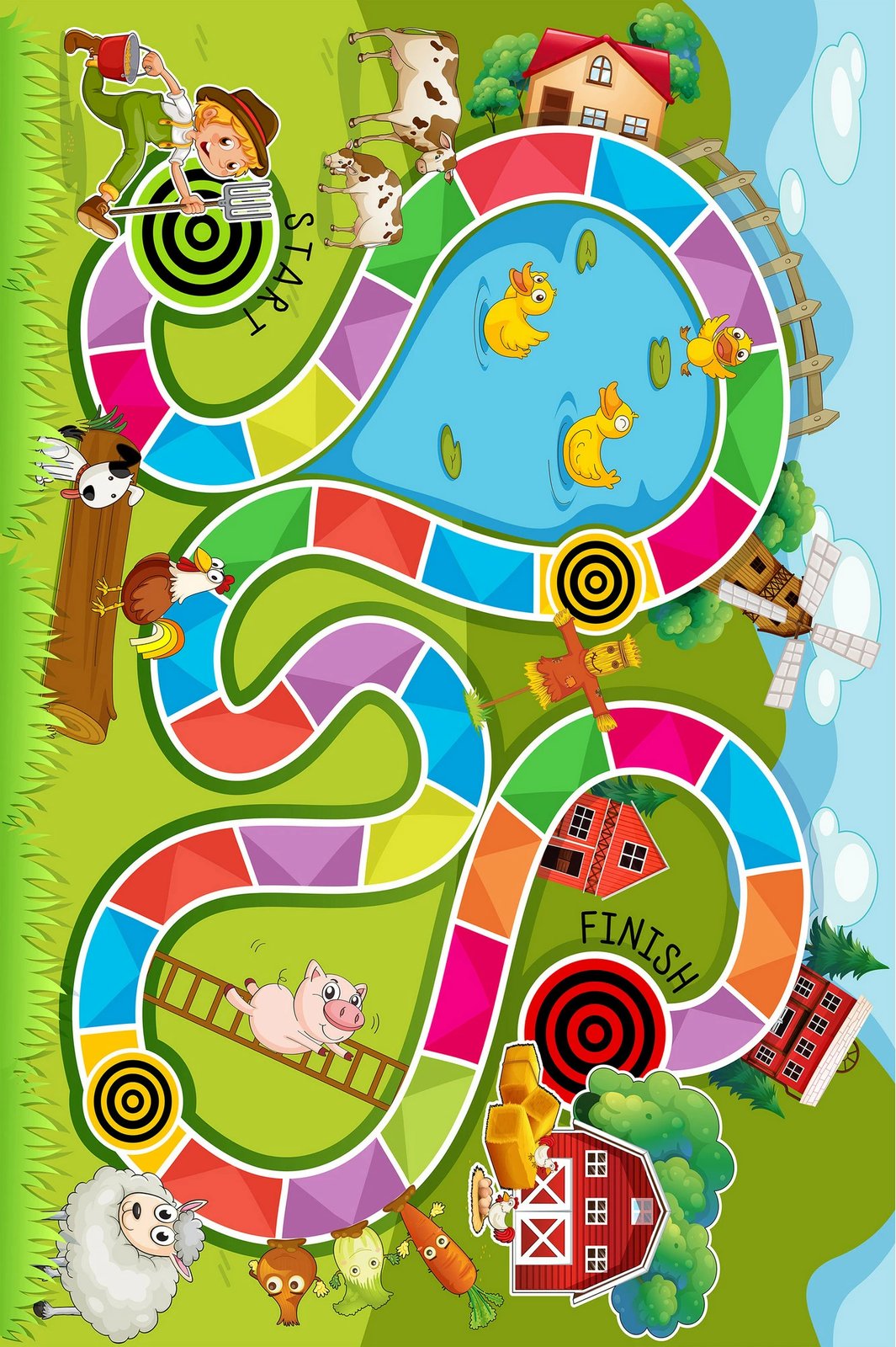 Qilim shumëngjyrësh për fëmijë, Conceptum Hypnose, WOOKECE099, 50x80cm