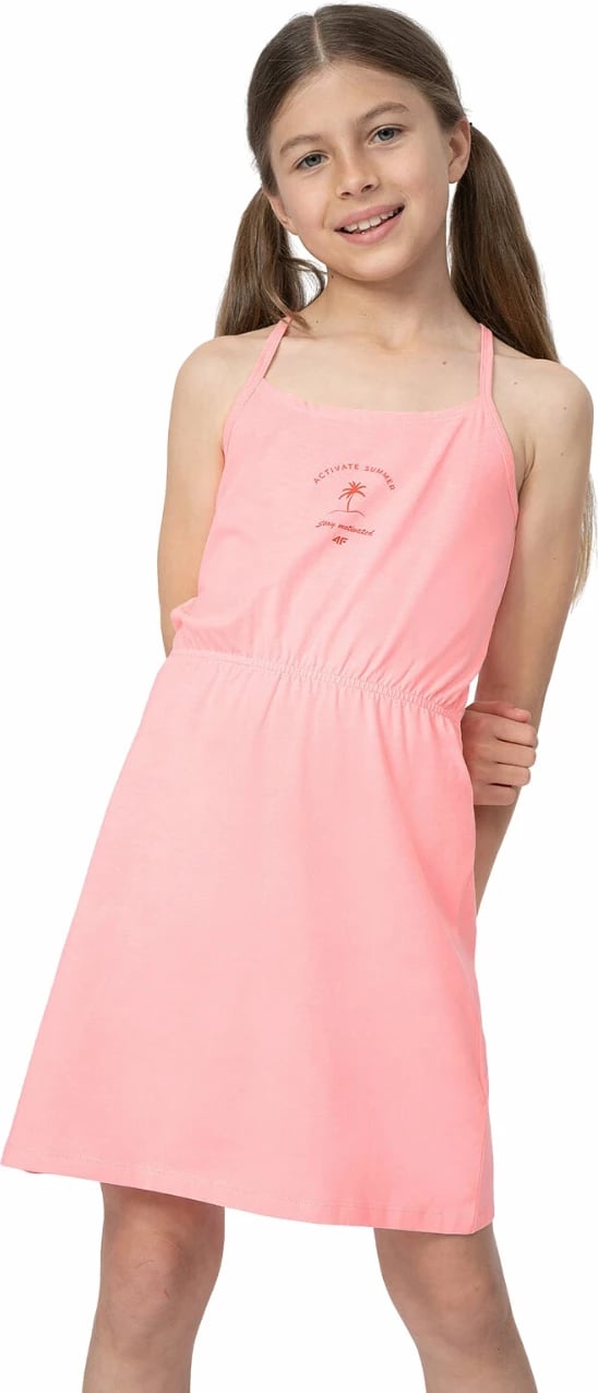 Fustan për fëmijë 4F, rozë Fustan për fëmijë 4F, rozë