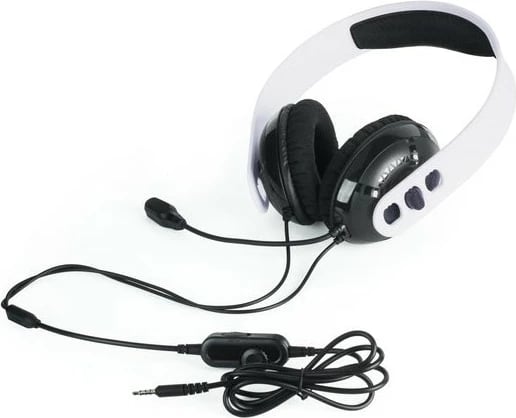 Kufje gaming Raptor H200, stereo, 3.5mm, bardhë/zezë