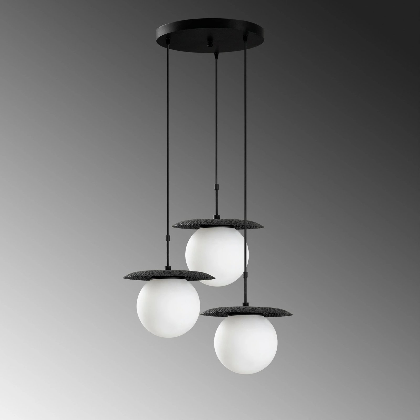 Llambë tavani Opviq, Anemon - 13832, ngjyrë e zezë