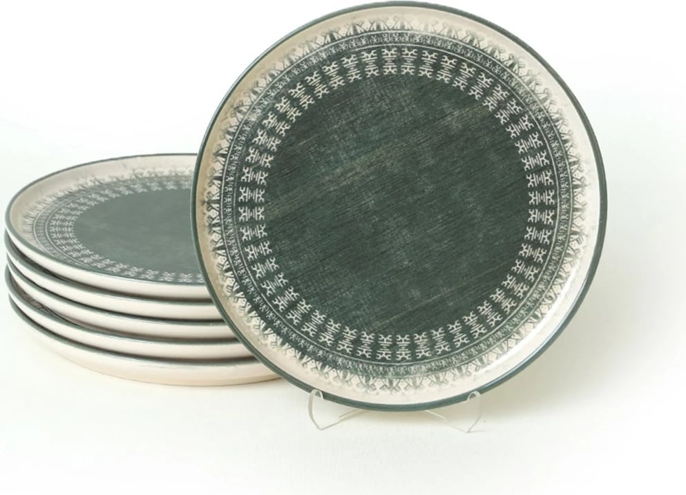 Set për shërbim torte (6 copë), Hermia Concept, krem, X0001531400000000000000000