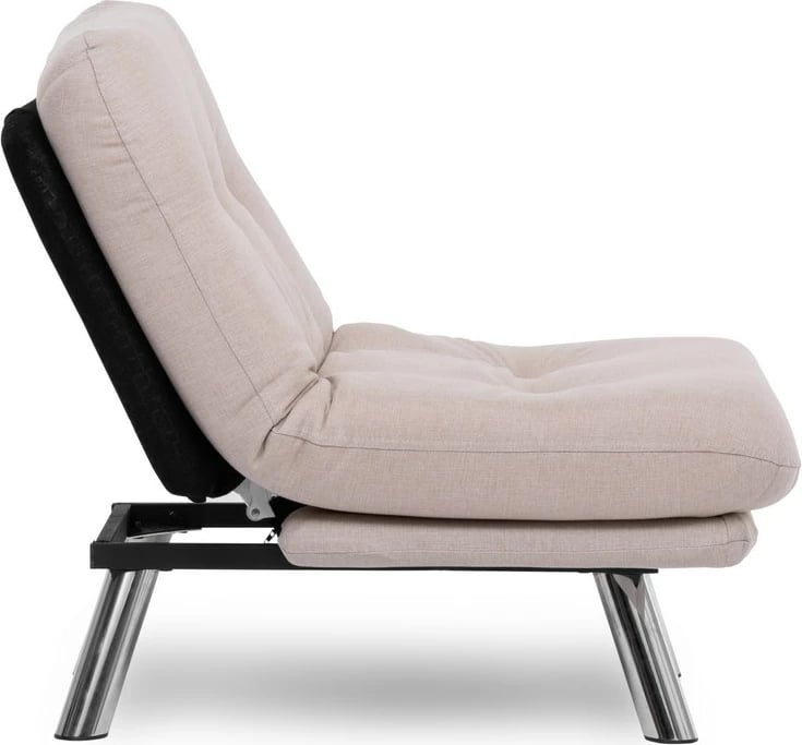 Krevat-karrige një vendësh, Atelier del Sofa, Misa Small Solo v2, krem