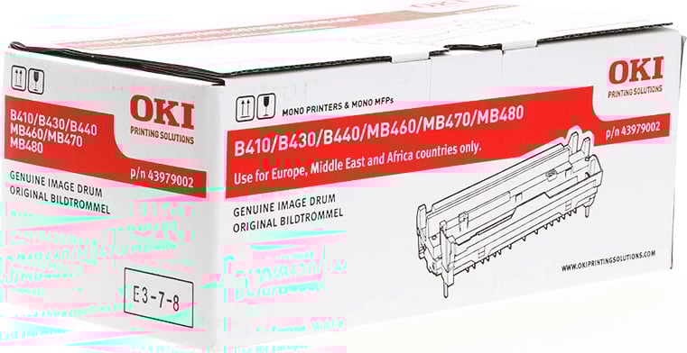 Njësi drum (cilindër imazhi), OKI, 43979002, rendiment 19,800 faqe, Standard, pa ngjyrë